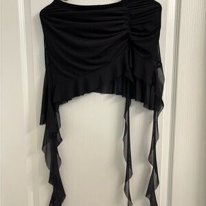 Elegant Black Mini Skirt